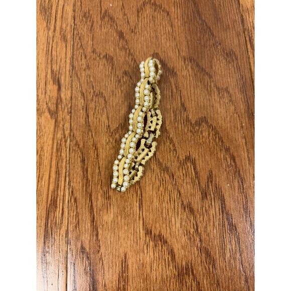 B14 Coro Faux Pearl Link Bracelet Audrey Hepburn Style Vintage Old Hollywood - Picture 9 of 12